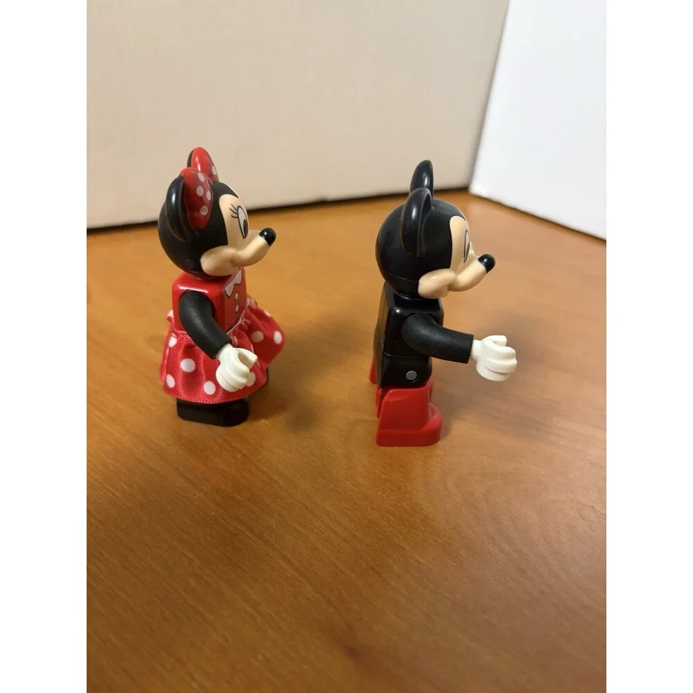 Lego Duplo Figures Disney Mickey and Minnie Lot Set of 2 - Red Polka Dot Skirt